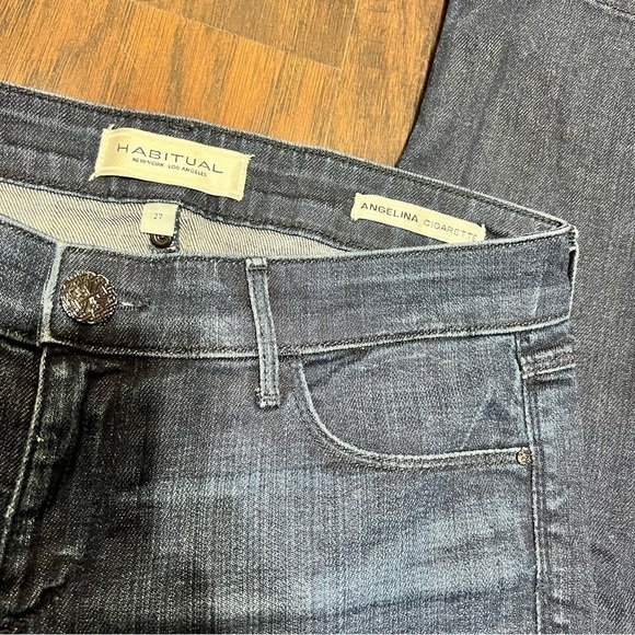 HABITUAL New York Los Angeles Angelina Cigarette Jeans EUC size 27 Y2K Fashion - Picture 14 of 16